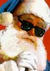 "even Santa gets the blues" Virgin 1995 (detail)