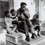 Whisperin' Smith "Portraits du blues"  Paul Trynka Vade Retro 1996 (dtail)